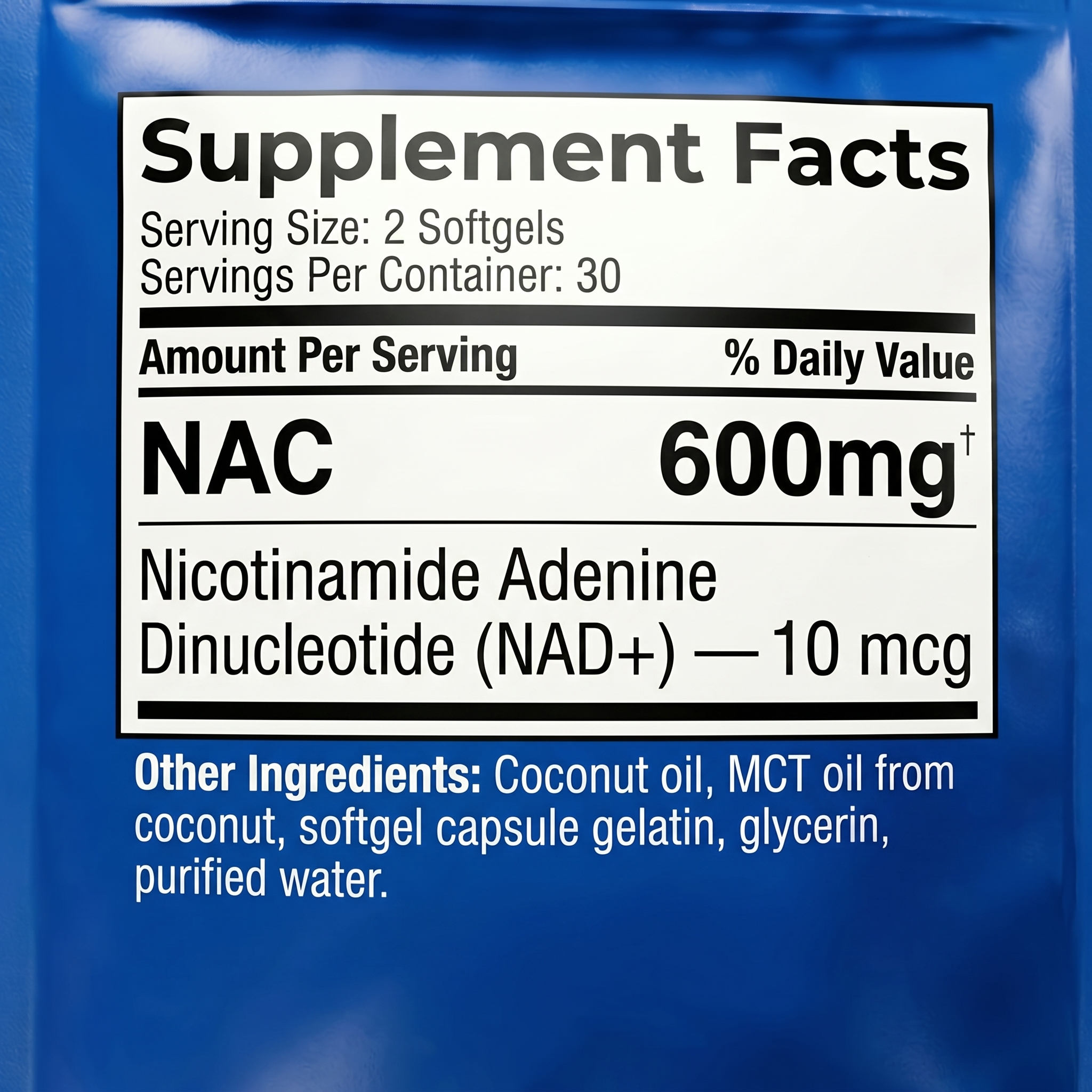 PRACTS NAC600 & NAD+ Daily Complex-US